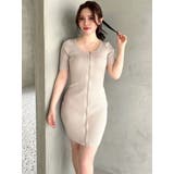 ラメグリッターリブニットミニワンピース | RESEXXY | 詳細画像4 