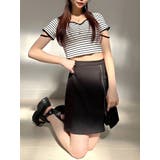 ブラック | ハイウエスト台形ミニスカート | RESEXXY