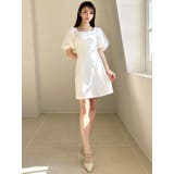 パフスリーブチュールミニワンピース | RESEXXY | 詳細画像11