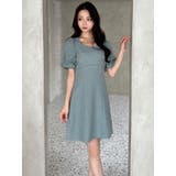 パフスリーブチュールミニワンピース | RESEXXY | 詳細画像2