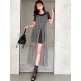 ニットコンビレイヤードチュールワンピース | RESEXXY | 詳細画像2