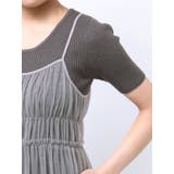 ニットコンビレイヤードチュールワンピース | RESEXXY | 詳細画像24