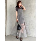 ニットコンビレイヤードチュールワンピース | RESEXXY | 詳細画像6