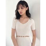 ウエストパールマーメイドニットワンピース | RESEXXY | 詳細画像26