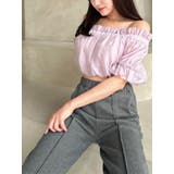 ラベンダー | クロップドオフショルトップス | RESEXXY