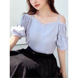 ラベンダー | ボリュームスリーブオフショルブラウス | RESEXXY
