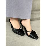 ブラック | ベルトポイントデザインミュール | RESEXXY