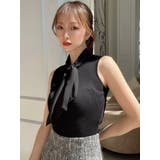 ノースリーブボウタイニットトップス | RESEXXY | 詳細画像2