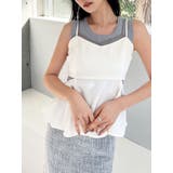 ホワイト | シアーコンビキャミソール | RESEXXY