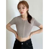 ジップデザインクロップドニットトップス | RESEXXY | 詳細画像12