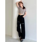 ジップデザインクロップドニットトップス | RESEXXY | 詳細画像14