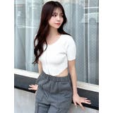 ジップデザインクロップドニットトップス | RESEXXY | 詳細画像18