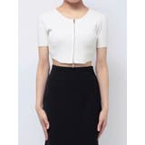 ジップデザインクロップドニットトップス | RESEXXY | 詳細画像25