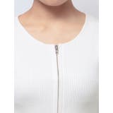 ジップデザインクロップドニットトップス | RESEXXY | 詳細画像28