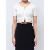 ジップデザインクロップドニットトップス | RESEXXY | 詳細画像32