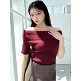 シャギーコンビオフショルニットトップス | RESEXXY | 詳細画像14