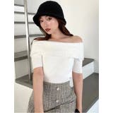 シャギーコンビオフショルニットトップス | RESEXXY | 詳細画像20