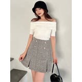 シャギーコンビオフショルニットトップス | RESEXXY | 詳細画像21