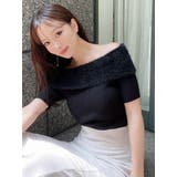 シャギーコンビオフショルニットトップス | RESEXXY | 詳細画像28