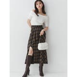 シャギーコンビオフショルニットトップス | RESEXXY | 詳細画像31