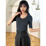 ラウンドネックリブニットトップス | RESEXXY | 詳細画像17 