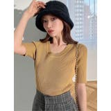 ラウンドネックリブニットトップス | RESEXXY | 詳細画像2 