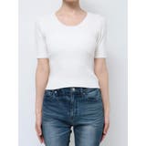 ラウンドネックリブニットトップス | RESEXXY | 詳細画像29 