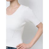 ラウンドネックリブニットトップス | RESEXXY | 詳細画像33 