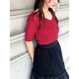 レッド | ニットキャミコンビカーディガン | RESEXXY