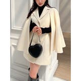 アイボリー | ケープショートコート | RESEXXY