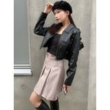 フェイクレザーショートジャケット | RESEXXY | 詳細画像8