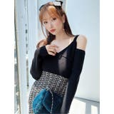 ツイードコンビマーメイドニットワンピース | RESEXXY | 詳細画像18 