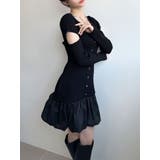 ブラック | ヘムドッキングミニニットワンピース | RESEXXY