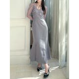 ブルー | シアーフラワーマーメイドワンピース | RESEXXY