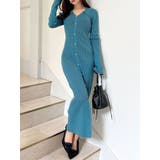 ポロニットタイトワンピース | RESEXXY | 詳細画像1 