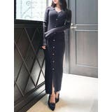 ブラック | ポロニットタイトワンピース | RESEXXY