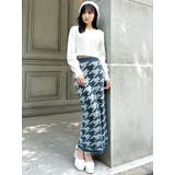 ハウンドトゥースシャギーニットスカート【セットアップ着用可能】 | RESEXXY | 詳細画像15