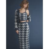 ハウンドトゥースシャギーニットスカート【セットアップ着用可能】 | RESEXXY | 詳細画像16