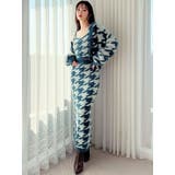 ハウンドトゥースシャギーニットスカート【セットアップ着用可能】 | RESEXXY | 詳細画像2