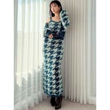 ハウンドトゥースシャギーニットスカート【セットアップ着用可能】 | RESEXXY | 詳細画像4