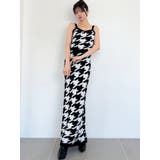 ハウンドトゥースシャギーニットスカート【セットアップ着用可能】 | RESEXXY | 詳細画像7