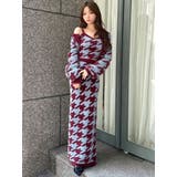 ハウンドトゥースシャギーニットスカート【セットアップ着用可能】 | RESEXXY | 詳細画像8