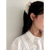 アイボリー | ポイントストーンベロアシュシュ | RESEXXY