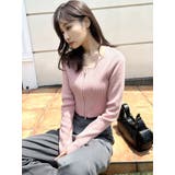 ジップデザインクロップドニットトップス | RESEXXY | 詳細画像16 