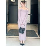 オフショルタイトロングニットワンピース | RESEXXY | 詳細画像14 