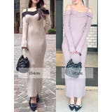 オフショルタイトロングニットワンピース | RESEXXY | 詳細画像3 