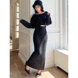 グリッターIラインニットスカート【セットアップ着用可能】 | RESEXXY | 詳細画像11 