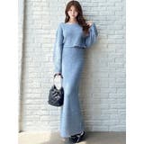 グリッターIラインニットスカート【セットアップ着用可能】 | RESEXXY | 詳細画像3 