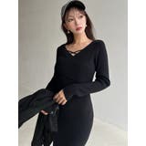 ダブルクロスニットワンピース | RESEXXY | 詳細画像32 