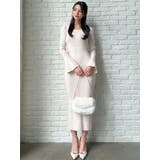 デコルテパールニットワンピース | RESEXXY | 詳細画像3